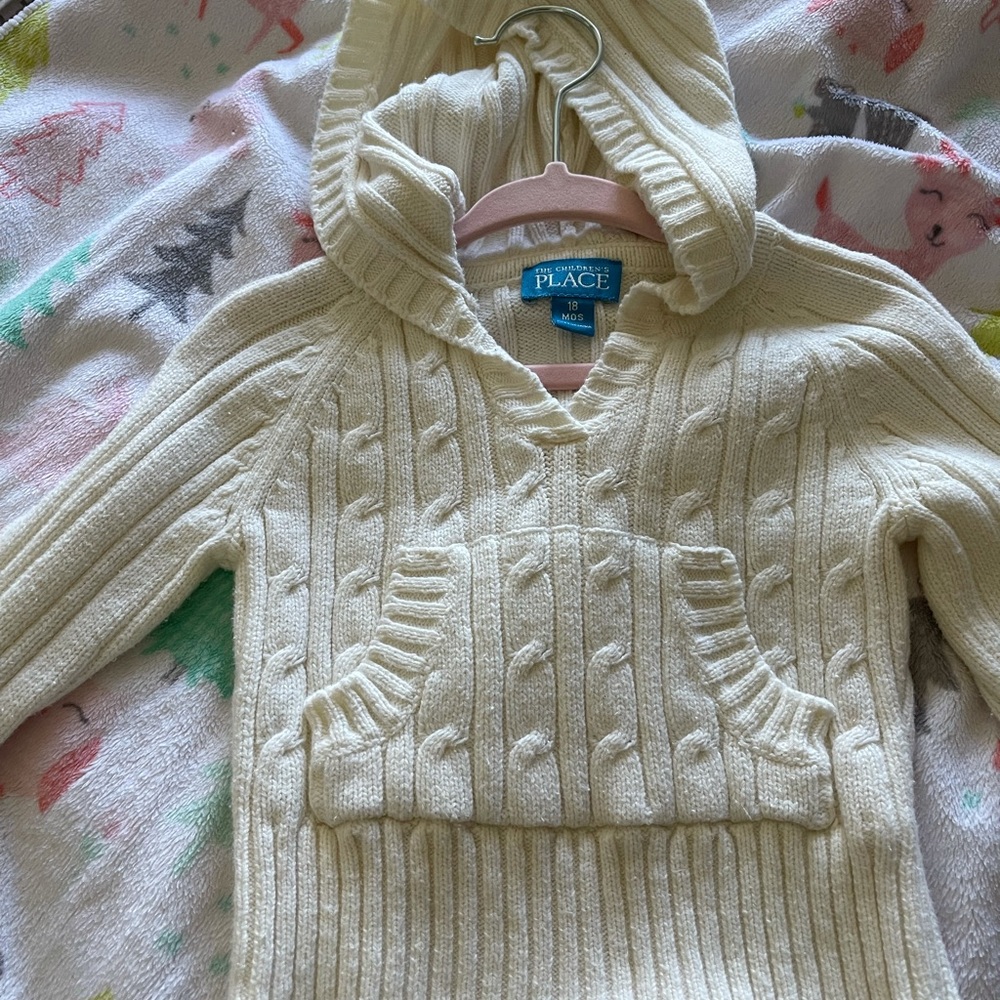 Baby girl pull over sweater